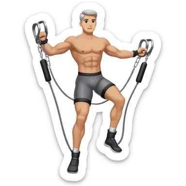 standing cable-machine-leg-raise with ankle-cuffs sticker