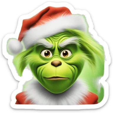 The grinch sticker