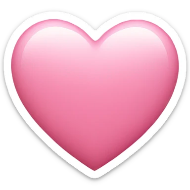 pink heart sticker