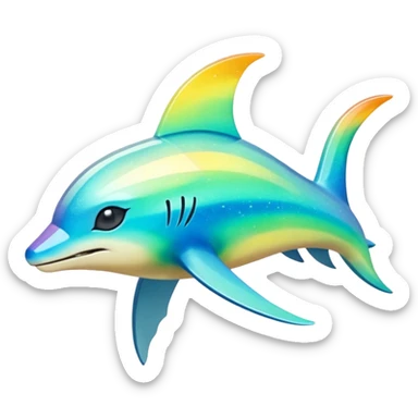 Elemental Exotic Tropical Celestial Sparky Fierce Vinal Dusky Aurorus-Amaura-Auroras-Pokémon-Fakémon-creature sticker