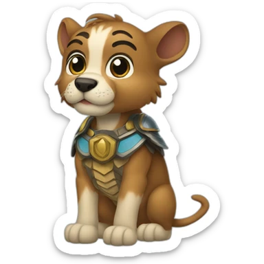 Animal kaiser brutus sticker