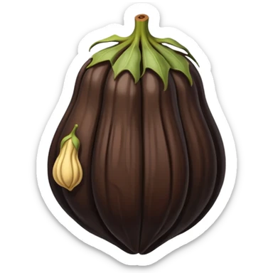 A tonka bean sticker