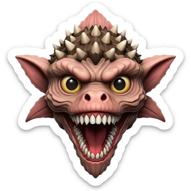  a demogorgon stranger things sticker