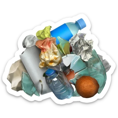 Garbage sticker