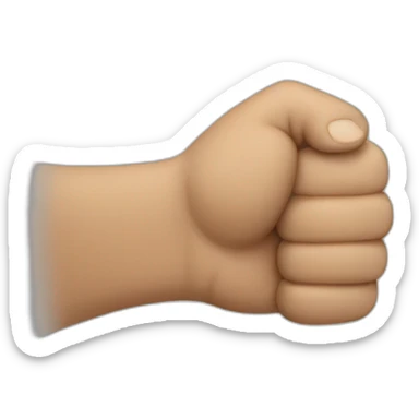 fist bump sticker