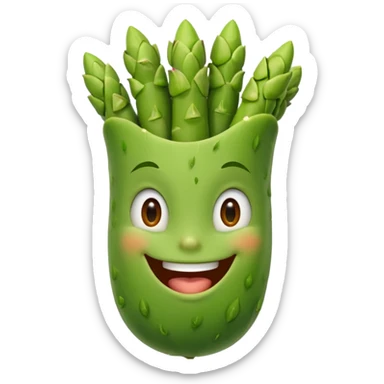 Junior Asparagus from VeggieTales sticker