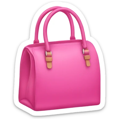 pink bag sticker