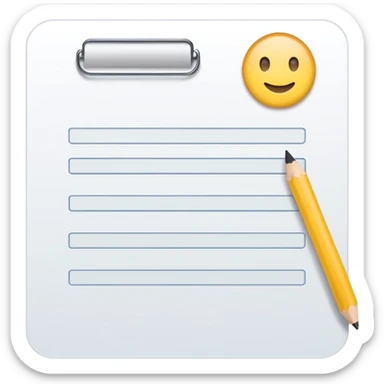 test completion sheet sticker