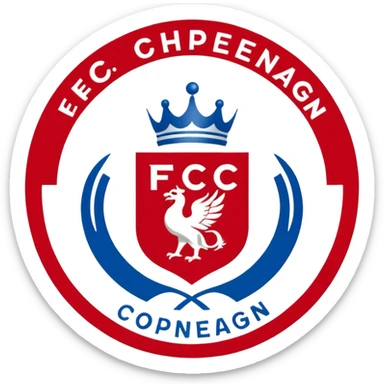 Fc chopenhagen logo sticker