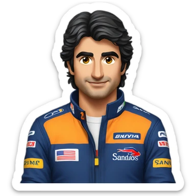 carlos sainz sticker