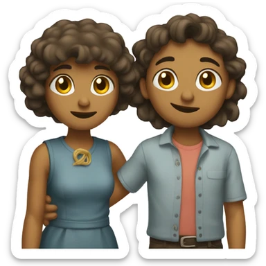 Gus and Bina sticker