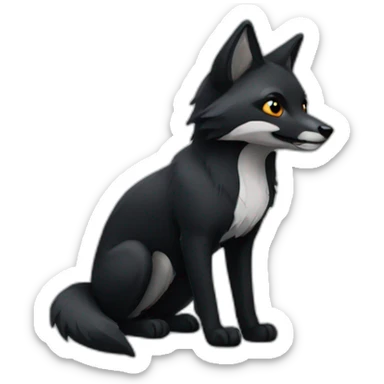 black-fox sticker