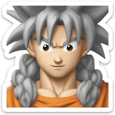 Goku from dragon ball z sticker