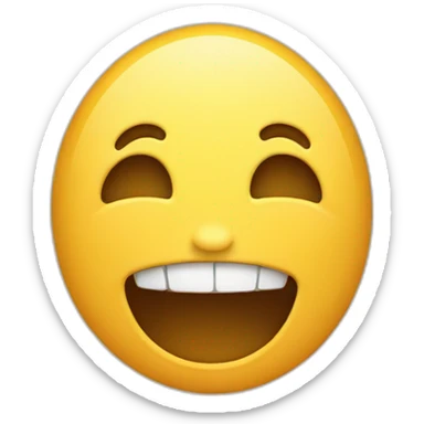 laugh while covering tearing face sticker