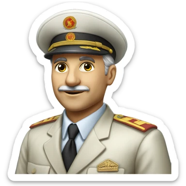 soviet engineer diplomat full scale photoealistic sticker