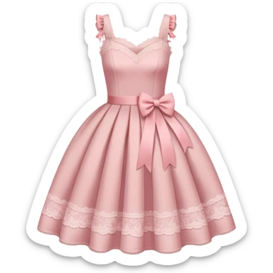 Coquette aesthetic pink sticker