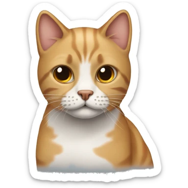 gato con perro abrazados sticker