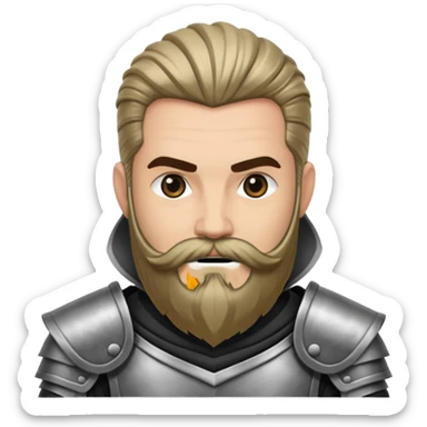 Enano dnd estilo blanco y negro dibujo sticker