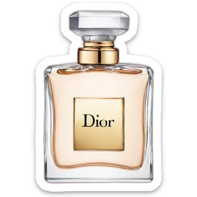 Dior fragrance sticker