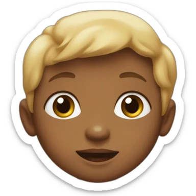 Un bébé qui rigole sticker