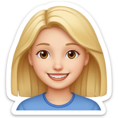 Dame un emoji de una chica caminando sticker