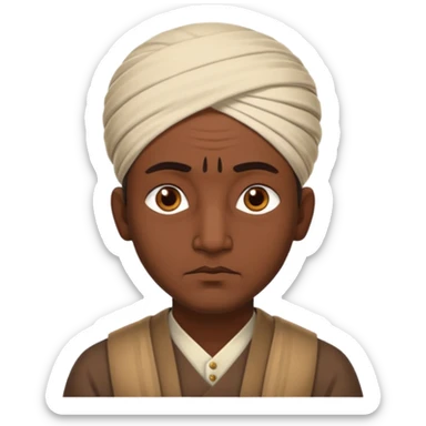 Indian man ugly  sticker