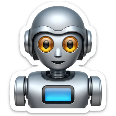 ai driven robtics learning sticker