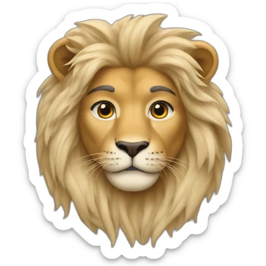 Kylie Jenner wearing a lion head sticker