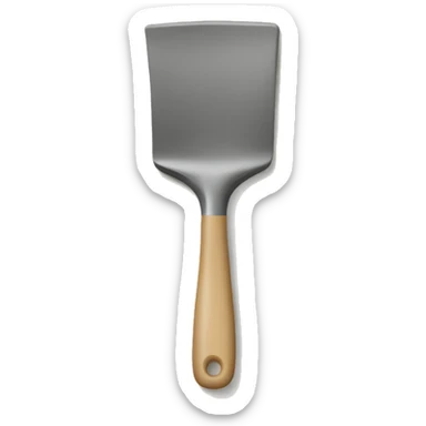 Beige rubber spatula  sticker