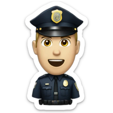 Policial federal  sticker