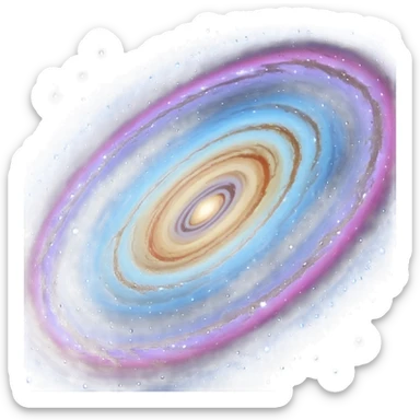 andromeda galaxy sticker