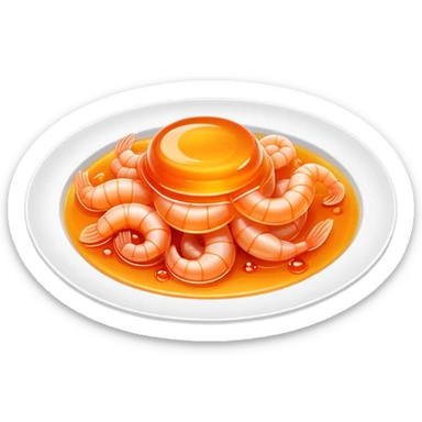 Fujian Tǔsǔndòng jelly-like seafood with sauce, simplified emoji style with bold outlines and bright colors, cartoon style transparent worm jelly specialty sticker