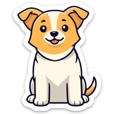 Dog sticker
