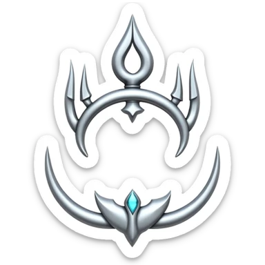SHIVA TRISHUL sticker