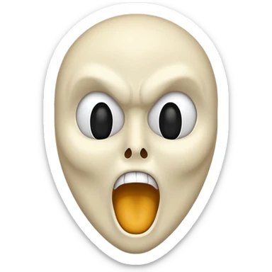scream movie emoji sticker
