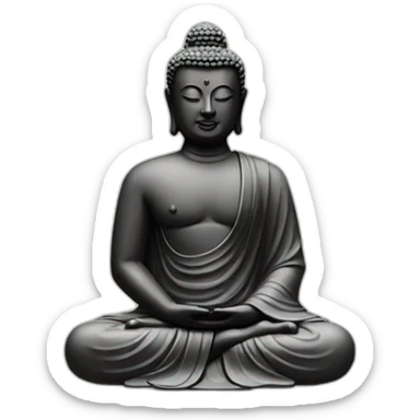 Buddha sticker