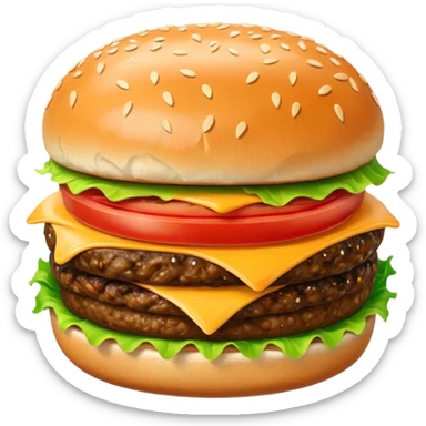 Beef Burger Food sticker