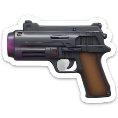 laser gun sticker