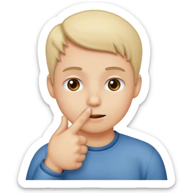 to suck one's thumb sticker