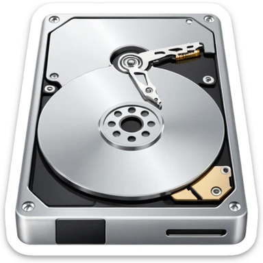 Hard Disk sticker