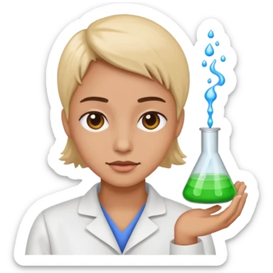 I want icon microscopy mix user sticker