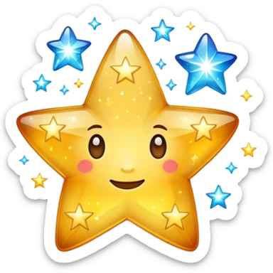 Stars magic sticker