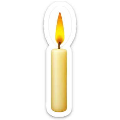 Dinner candle sticker