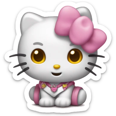 Hello-kitty hello-kitty sticker