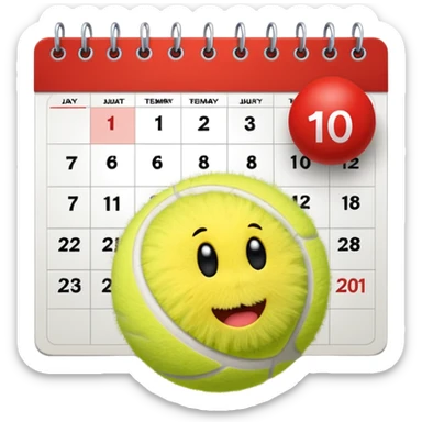i want to write in emojis padel next week? i currently have this: 🏓🎾⏭️, but i need an emoji for week sticker