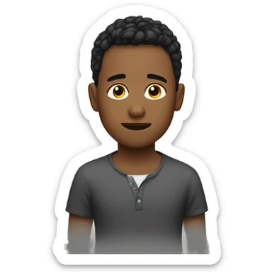 Edgar cut boy sticker