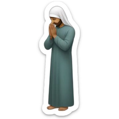 muslim pray sticker