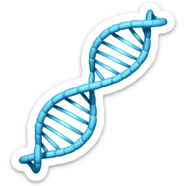 DNA Helix sticker