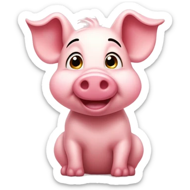 Disney piglet sticker