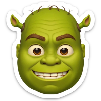 Asno shrek sticker